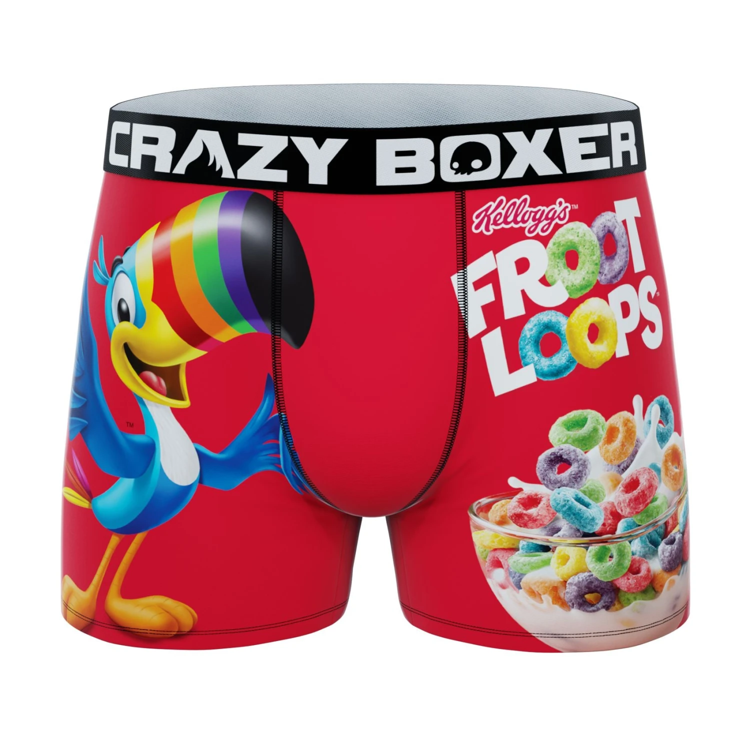 CRAZYBOXER Kelloggs Toucan Sam Men's Boxer Briefs (2 Pack) 6 CRAZYBOXER Kelloggs Toucan Sam Men's Boxer Briefs (2 Pack) - Image 4