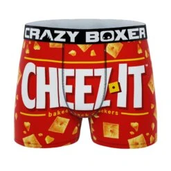 CRAZYBOXER Cheez-ItMen's Boxer Briefs (2 Pack) -Crazyboxer Sales Store CBKLG0107X2A1 3