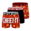 CRAZYBOXER Cheez-It Logo Men's Boxer Briefs (3 Pack) -Crazyboxer Sales Store CBKLG0107X3A1 8