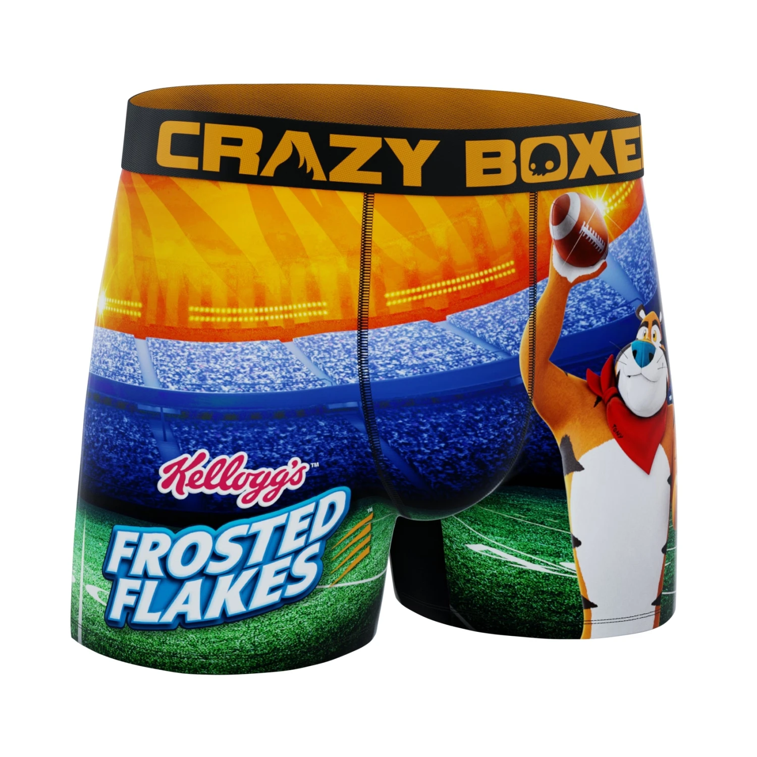 CRAZYBOXER Kelloggs Tiger Football Men's Boxer Briefs 5 CRAZYBOXER Kelloggs Tiger Football Men's Boxer Briefs - Image 3