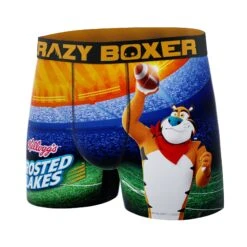 CRAZYBOXER Kelloggs Tiger Football Men's Boxer Briefs 9 CRAZYBOXER Kelloggs Tiger Football Men's Boxer Briefs -Crazyboxer Sales Store CBKLG01FBAL 4