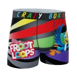 CRAZYBOXER Kellogg's Toucan Sam Men's Boxer Briefs -Crazyboxer Sales Store CBKLG01RBOW 3