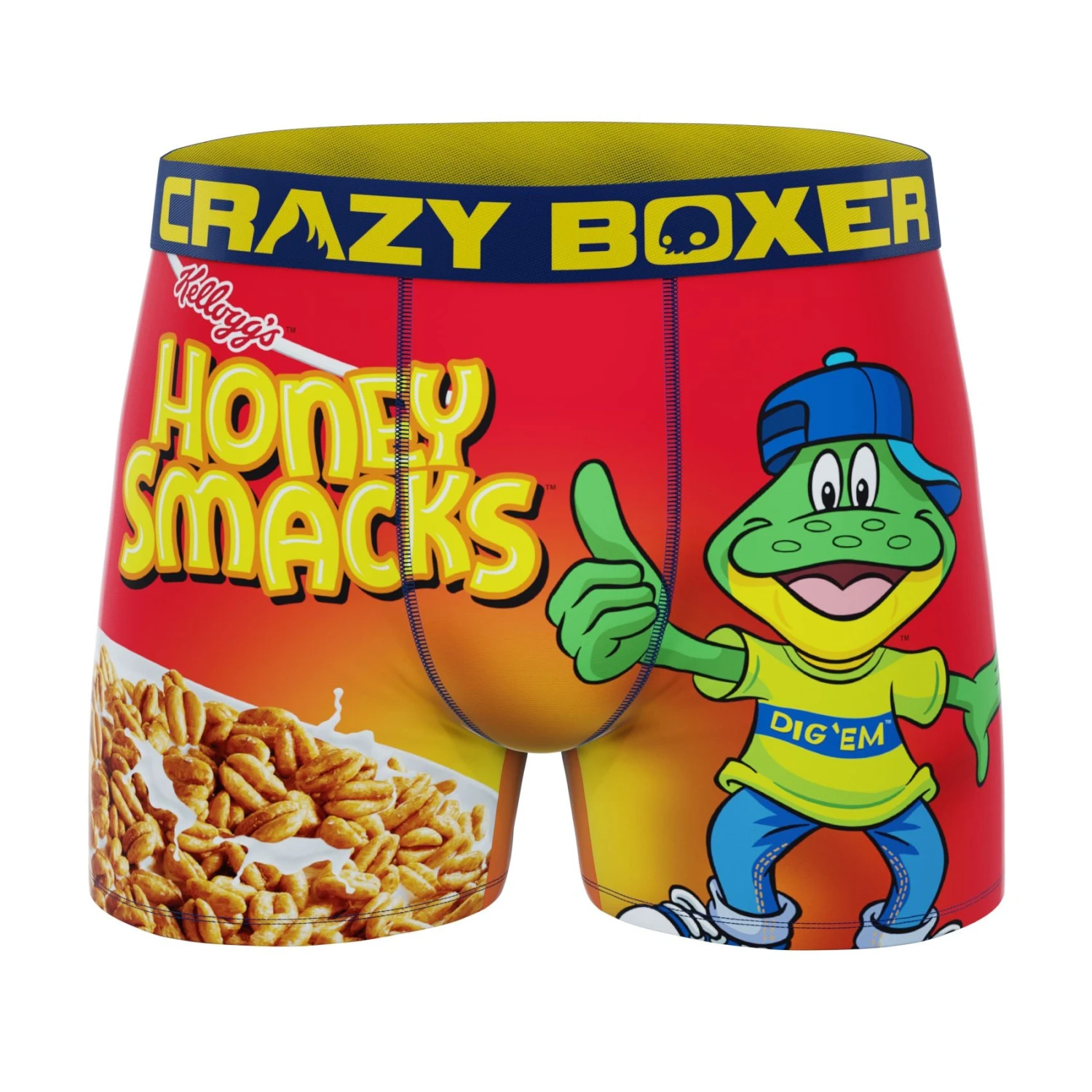 CRAZYBOXER Kellogg's Honey Smack Cereal Box Men's Boxer Briefs (Creative Packaging) 4 CRAZYBOXER Kellogg's Honey Smack Cereal Box Men's Boxer Briefs (Creative Packaging) - Image 2