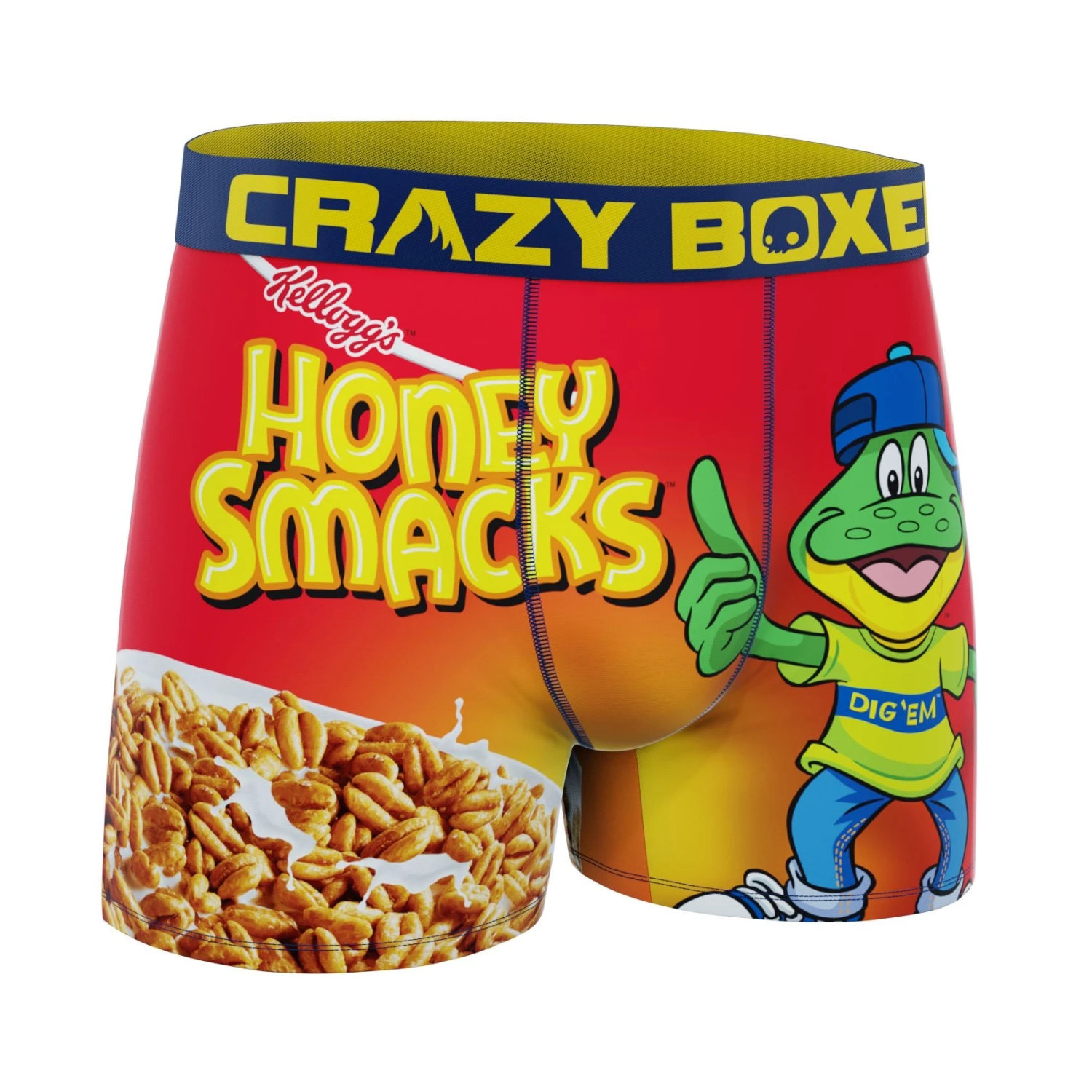 CRAZYBOXER Kellogg's Honey Smack Cereal Box Men's Boxer Briefs (Creative Packaging) 6 CRAZYBOXER Kellogg's Honey Smack Cereal Box Men's Boxer Briefs (Creative Packaging) - Image 4