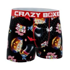 CRAZYBOXER Kellogg's Halloween Froot Men's Boxer Briefs -Crazyboxer Sales Store CBKLG01SPOKB 3