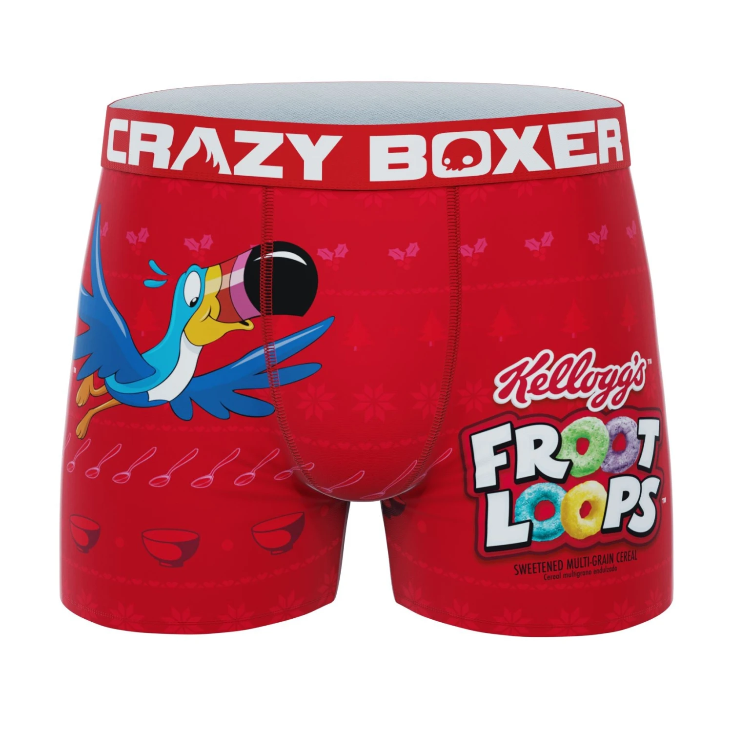 CRAZYBOXER Kellogg's Frosted Flakes And Froot Loops Men's Boxer Briefs (2 Pack) 6 CRAZYBOXER Kellogg's Frosted Flakes And Froot Loops Men's Boxer Briefs (2 Pack) - Image 4