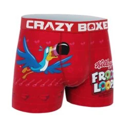 CRAZYBOXER Kellogg's Froot Loop Cereal Box Men's Boxer Briefs (Creative Packaging) -Crazyboxer Sales Store CBKLG01XFRON 3