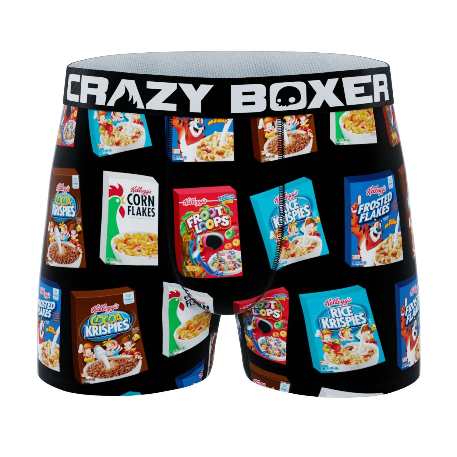 CRAZYBOXER Kellogg's Cereal Boxes Kid's Boxer Briefs 3 CRAZYBOXER Kellogg's Cereal Boxes Kid's Boxer Briefs