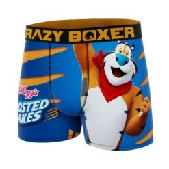 CRAZYBOXER Kellogg's Tony The Tiger Boy's Boxer Briefs 9 CRAZYBOXER Kellogg's Tony The Tiger Boy's Boxer Briefs -Crazyboxer Sales Store CBKLG0306TON2 4