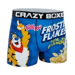 CRAZYBOXER Kelloggs Frosted Flakes Kid's Boxer Briefs 8 CRAZYBOXER Kelloggs Frosted Flakes Kid's Boxer Briefs -Crazyboxer Sales Store CBKLG03TONY 2