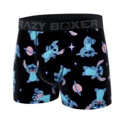 CRAZYBOXER Disney Black Stitch Men's Boxer Briefs -Crazyboxer Sales Store CBLIL0101ALO3 4