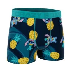 CRAZYBOXER Disney Lilo & Stitch Men's Boxer Briefs (Creative Packaging) -Crazyboxer Sales Store CBLIL0101PINEN2 3