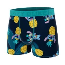 CRAZYBOXER Disney Pineapple Stitch Men's Boxer Briefs -Crazyboxer Sales Store CBLIL0101PINE 4