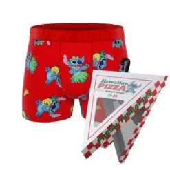 CRAZYBOXER Disney Lilo & Sitch Hawaii Men's Boxer Briefs (Creative Packaging)
