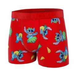 CRAZYBOXER Disney Lilo & Sitch Hawaii Men's Boxer Briefs (Creative Packaging) -Crazyboxer Sales Store CBLIL0101PIZZN 4