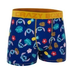 CRAZYBOXER Disney Tropical Stitch Men's Boxer Briefs -Crazyboxer Sales Store CBLIL0101SMAL 3