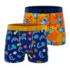 CRAZYBOXER Disney Tropical Stitch Men's Boxer Briefs (2 Pack) -Crazyboxer Sales Store CBLIL0101X2A1 5
