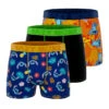 CRAZYBOXER Disney Tropical Stitch Men's Boxer Briefs (3 Pack) -Crazyboxer Sales Store CBLIL0101X3A1 1