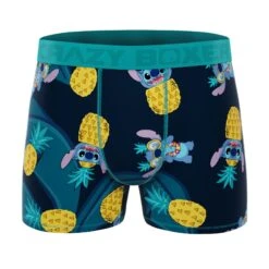 CRAZYBOXER Disney Pineapple Stitch Men's Boxer Briefs (3 Pack) -Crazyboxer Sales Store CBLIL0101X3A2 8