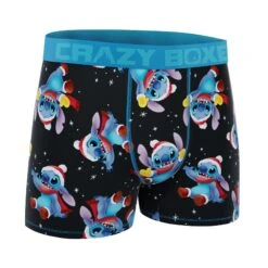 CRAZYBOXER Disney Lilo&Stitch Xmas Men's Boxer Briefs -Crazyboxer Sales Store CBLIL0102XMAS 3