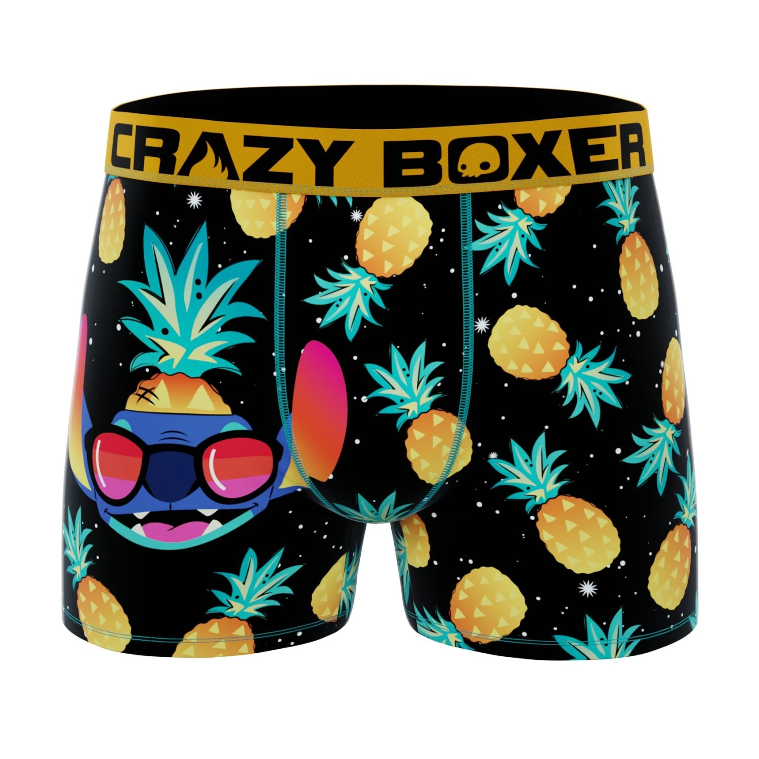 CRAZYBOXER Disney Lilo & Stitch Pineapple Men's Boxer Briefs (Creative Packaging) 4 CRAZYBOXER Disney Lilo & Stitch Pineapple Men's Boxer Briefs (Creative Packaging) - Image 2