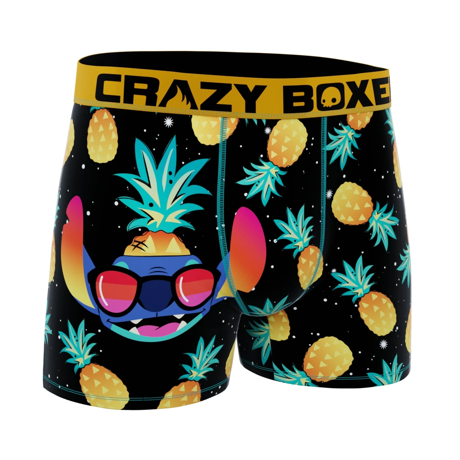 CRAZYBOXER Disney Lilo & Stitch Pineapple Men's Boxer Briefs (Creative Packaging) 6 CRAZYBOXER Disney Lilo & Stitch Pineapple Men's Boxer Briefs (Creative Packaging) - Image 4