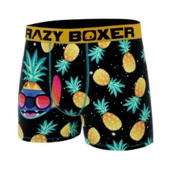 CRAZYBOXER Disney Lilo & Stitch Pineapple Men's Boxer Briefs (Creative Packaging) 11 CRAZYBOXER Disney Lilo & Stitch Pineapple Men's Boxer Briefs (Creative Packaging) -Crazyboxer Sales Store CBLIL01SPACN 4