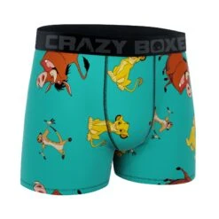 CRAZYBOXER Disney Timon & Pumba Men's Boxer Briefs -Crazyboxer Sales Store CBLIO0107LION 3