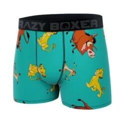 CRAZYBOXER Disney Timon & Pumba Men's Boxer Briefs -Crazyboxer Sales Store CBLIO0107LION 4