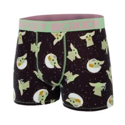 CRAZYBOXER The Mandalorian Baby Yoda Pod Men's Boxer Briefs (Box) -Crazyboxer Sales Store CBLUC01CHLDN2 4