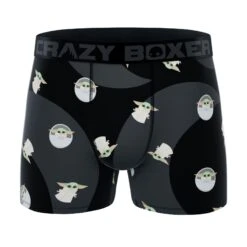 CRAZYBOXER The Mandalorian Men's Boxer Briefs (Pack 2) -Crazyboxer Sales Store CBMAN0101X2D1 6