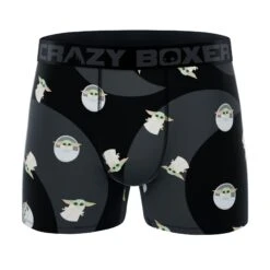 CRAZYBOXER The Mandalorian Men's Boxer Briefs (Pack 3) -Crazyboxer Sales Store CBMAN0101X3D1 8