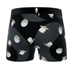 CRAZYBOXER The Mandalorian Men's Boxer Briefs (Pack 3) -Crazyboxer Sales Store CBMAN0101X3D1 9