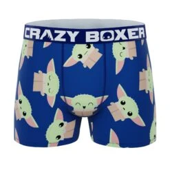 CRAZYBOXER The Mandalorian Slick Men's Boxer Briefs (6 Pack) -Crazyboxer Sales Store CBMAN0101X6C1 7
