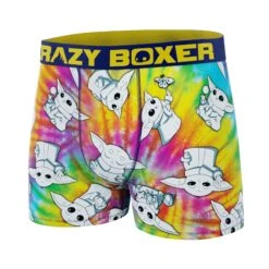 CRAZYBOXER The Mandalorian Dye Men's Boxer Briefs -Crazyboxer Sales Store CBMAN0102CHIL 4