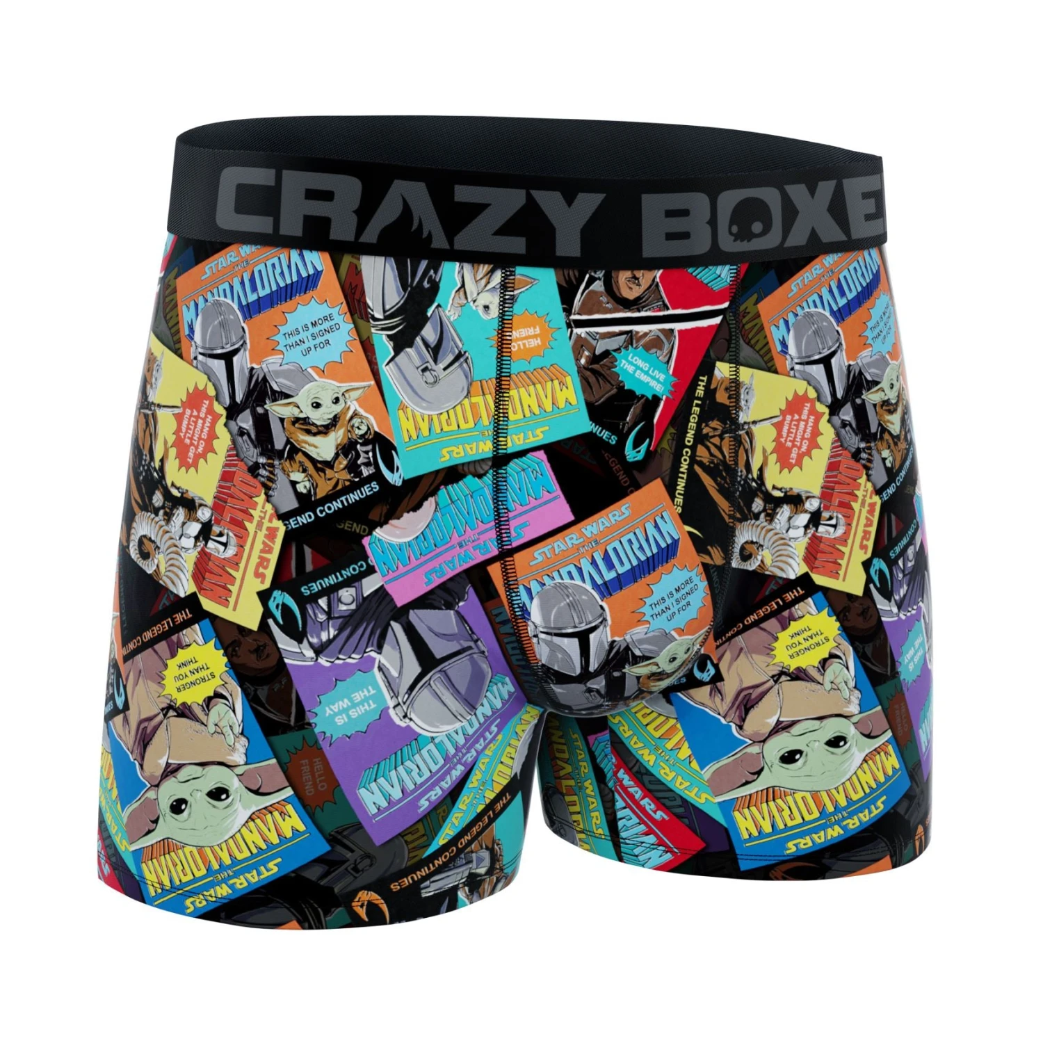 CRAZYBOXER The Mandalorian Retro Men's Boxer Briefs 5 CRAZYBOXER The Mandalorian Retro Men's Boxer Briefs - Image 3
