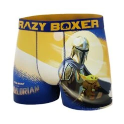 CRAZYBOXER The Mandalorian Duo Men's Boxer Briefs -Crazyboxer Sales Store CBMAN0102PLA3 4