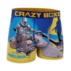 CRAZYBOXER The Mandalorian Ride Men's Boxer Briefs -Crazyboxer Sales Store CBMAN0102PLA6 3