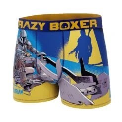 CRAZYBOXER The Mandalorian Ride Men's Boxer Briefs -Crazyboxer Sales Store CBMAN0102PLA6 4