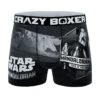 CRAZYBOXER The Mandalorian Black And White Men's Boxer Briefs -Crazyboxer Sales Store CBMAN0102PLA7 0