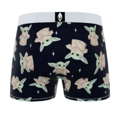CRAZYBOXER The Mandalorian Baby Yoda Men's Boxer Briefs (2 Pack) 9 CRAZYBOXER The Mandalorian Baby Yoda Men's Boxer Briefs (2 Pack) -Crazyboxer Sales Store CBMAN0102X2A7 5