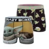 CRAZYBOXER The Mandalorian Fast Baby Yoda Men's Boxer Briefs (2 Pack) -Crazyboxer Sales Store CBMAN0102X2C1 1