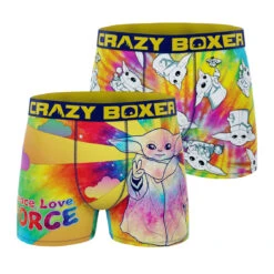 CRAZYBOXER The Mandalorian Color Men's Boxer Briefs (Pack 2)