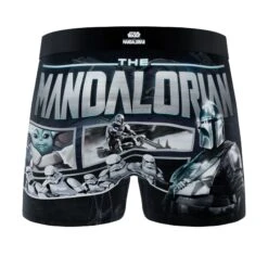 CRAZYBOXER The Mandalorian WALKING Men's Boxer Briefs (3 Pack) 15 CRAZYBOXER The Mandalorian WALKING Men's Boxer Briefs (3 Pack) -Crazyboxer Sales Store CBMAN0102X3D1 9