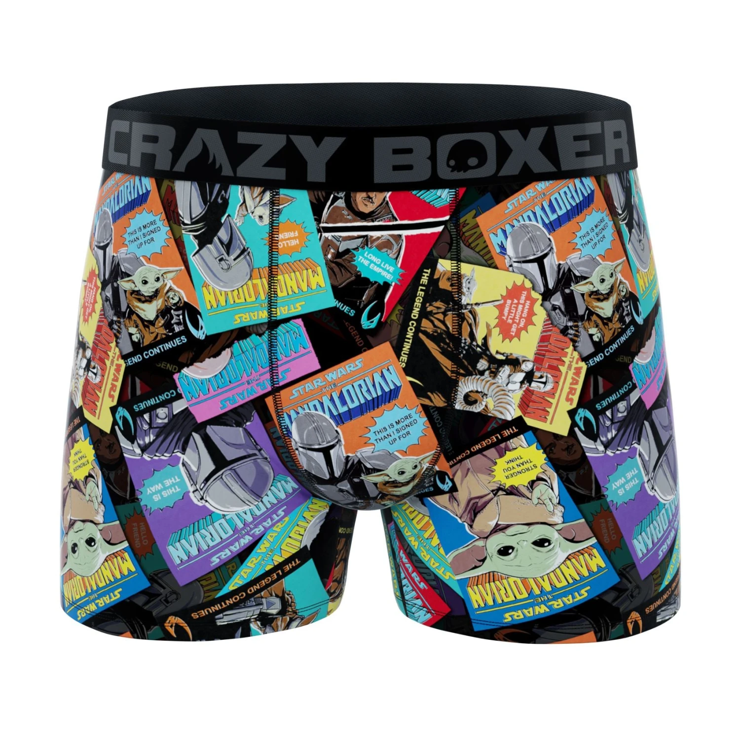CRAZYBOXER The MandalorianMen's Boxer Briefs (Pack 5) 8 CRAZYBOXER The MandalorianMen's Boxer Briefs (Pack 5) - Image 6