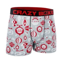 CRAZYBOXER The Mandalorian Holiday Men's Boxer Briefs 8 CRAZYBOXER The Mandalorian Holiday Men's Boxer Briefs -Crazyboxer Sales Store CBMAN0103GIFT 3