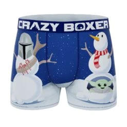 Men's Boxer Briefs - MANDALORIAN - Mandalorian Snowmen