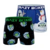 CRAZYBOXER The Mandalorian XMAS Men's Boxer Briefs (2 Pack) -Crazyboxer Sales Store CBMAN0103X2A2 1