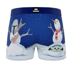CRAZYBOXER The Mandalorian XMAS Men's Boxer Briefs (2 Pack) -Crazyboxer Sales Store CBMAN0103X2A2 5