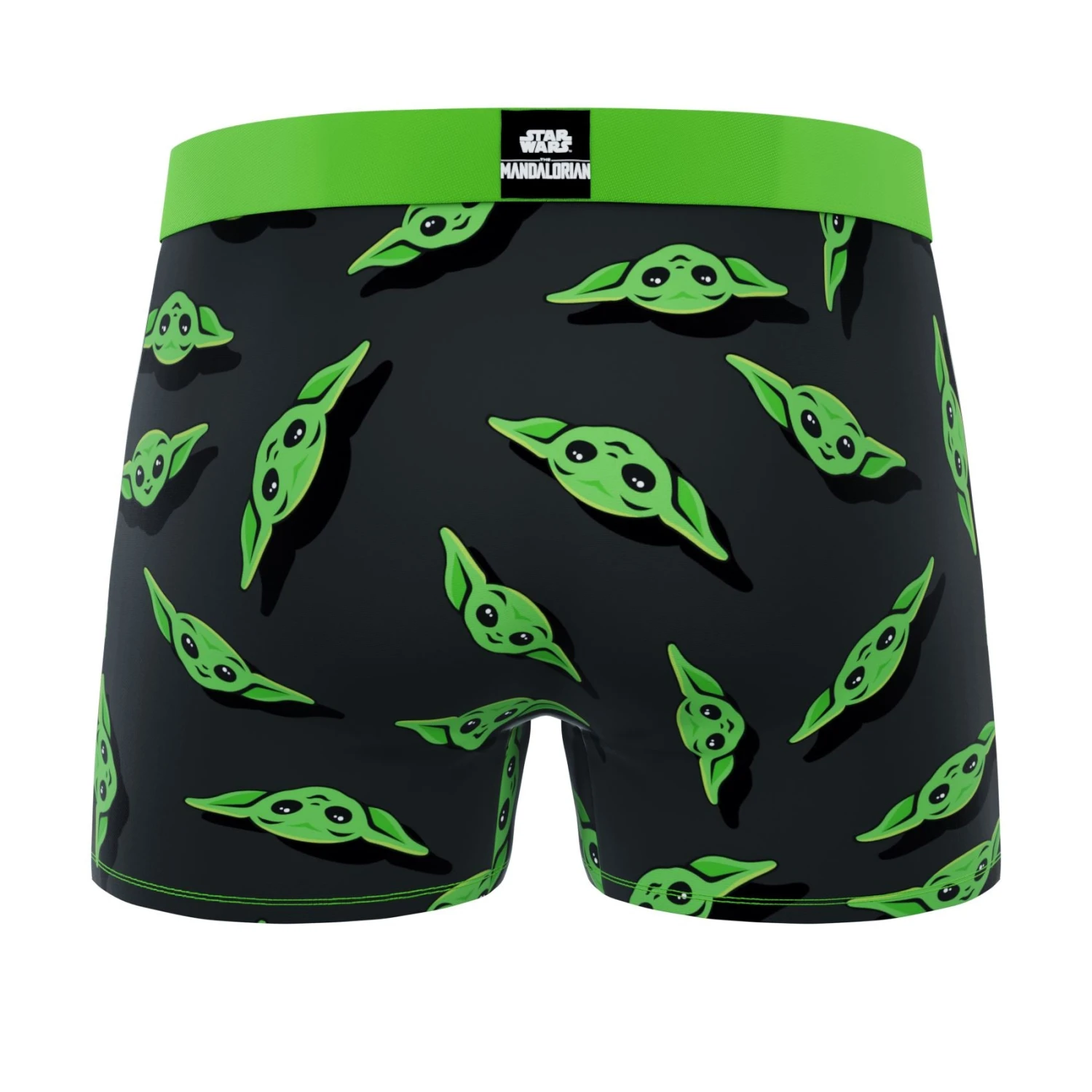 CRAZYBOXER The Mandalorian Green Baby Yoda Men's Boxer Briefs(2 Pack) 7 CRAZYBOXER The Mandalorian Green Baby Yoda Men's Boxer Briefs(2 Pack) - Image 5